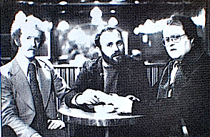David Norris v strede, Edmund Lynch vpravo. Neskoré 70-te roky. Zdroj obrázka: http://c1.thejournal.ie/media/2015/01/david-norris-8.png