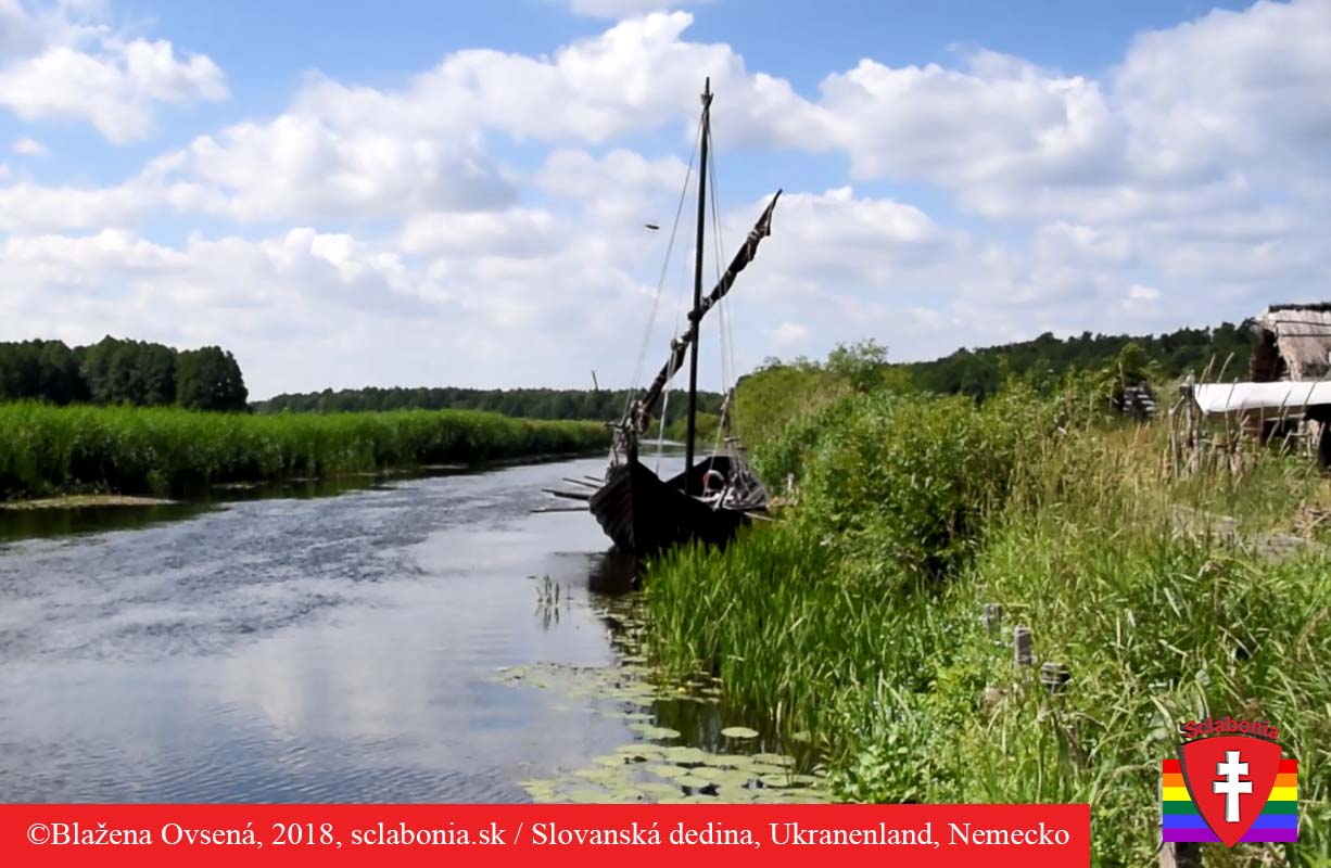 Slovania v Ukranenlande, podobne ako Vikingovia, používali člny na dopravu po riekach. Takto z nich boli vynikajúci obchodníci.
